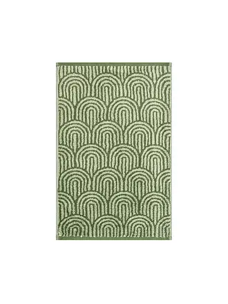 CAWÖ | Gästetuch 30x50cm MAISON Natur | dunkelgrün